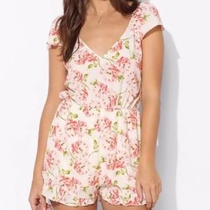 Floral Romper Urban Outfitters Made in USA Pins & Needles